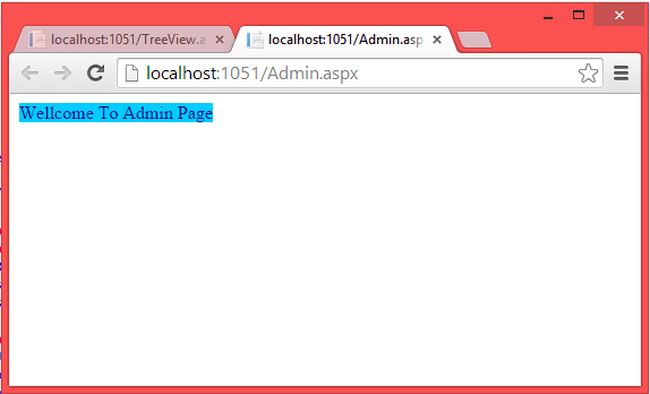 welcome to admin page